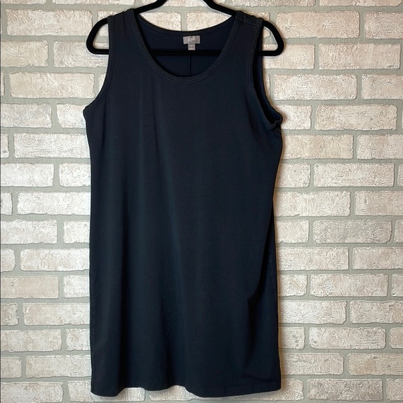 J. Jill Dresses & Skirts - J. Jill basic Black Pima cotton Blend stretch dress size L